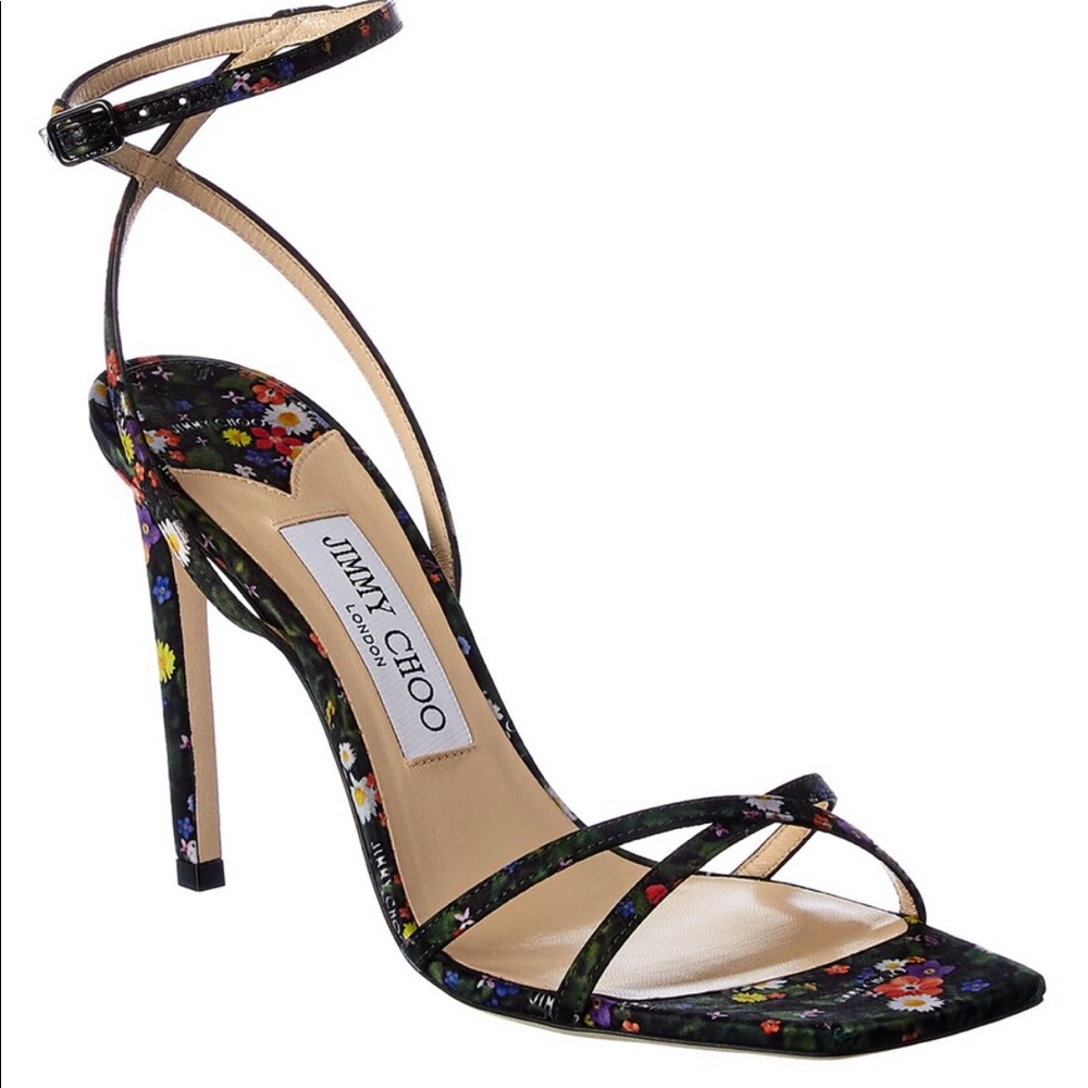 Jimmy Choo Metz 100 Leather Sandal